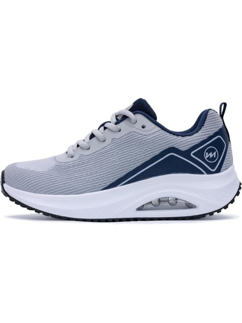 Women's Grey Blue Arch Support Walking Shoes Plantar Fascistic Sneakers